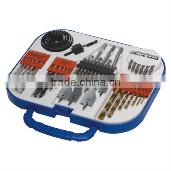 46pcs fantastic combine drill bit set in plastic case