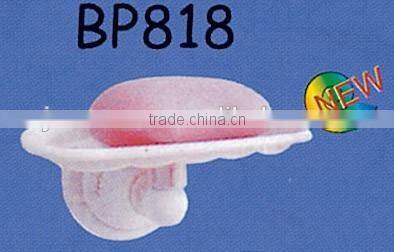 Bathroom waterproof plastic paper roll holder with soap box suction cup,plastic paper holder