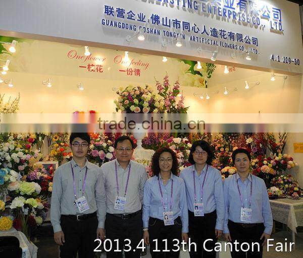 valentine single stem artificial eva lily flowers