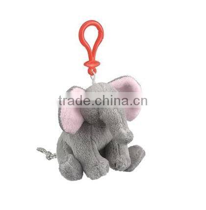 Small stuffed giraffe toy wholesale promotional animal keychain plush giraffe keychain