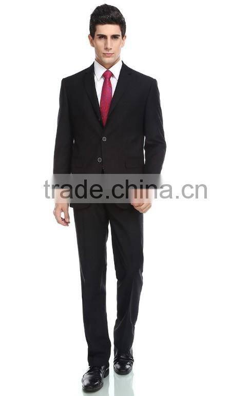 black coat pant latest design men's wedding suits