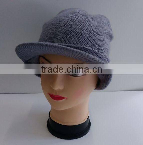 100% Acrylic Comfortable Hip Hop Knitted Beanie Hat