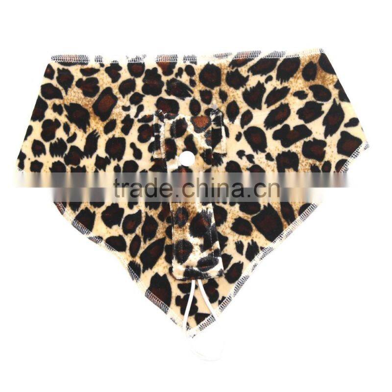 Fashion Infant Toddler Bandana Babies Comfortable Leopard Bib