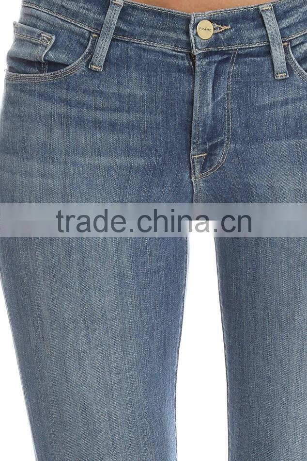 2016 new arrival no brand name lady pants,custom lady pants,denim lady pants