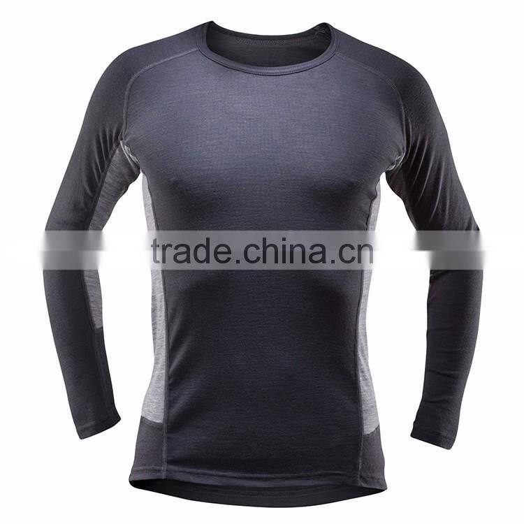 2017 High Quality Mens Long Sleeved Breathable Sport wear T Shirt