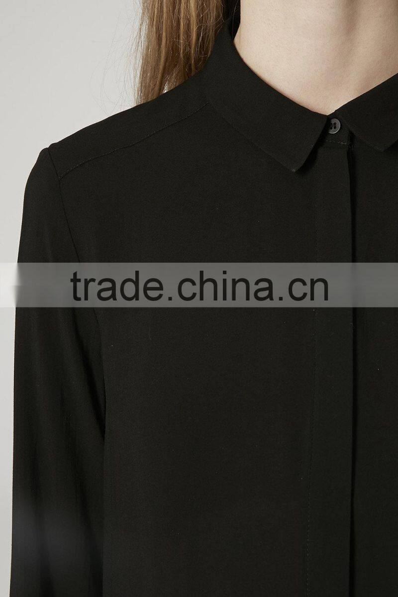 women's black daily shirt plain maternity blouse t-shirts