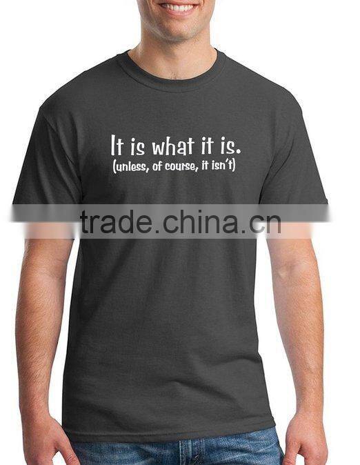 China manufacture 160gsm 100% Ring Spun Cotton Custom T shirt Printing