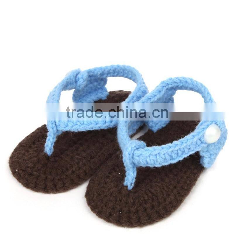 Wholesale multi colors design summer baby kids crochet wool shoes LBS20151223-29