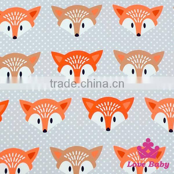 BL331-356 Lovebay Wholesale FAUX SUEDE Printed Tiger Fabric Suit Make Kinds Of Baby Clothing