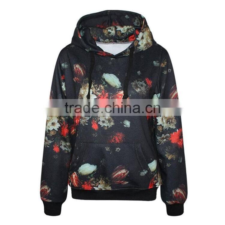 3D Print Cut And Sew Pullover Wholesale 100 Polyester Dry Fit Hoodie Printing Sublimation