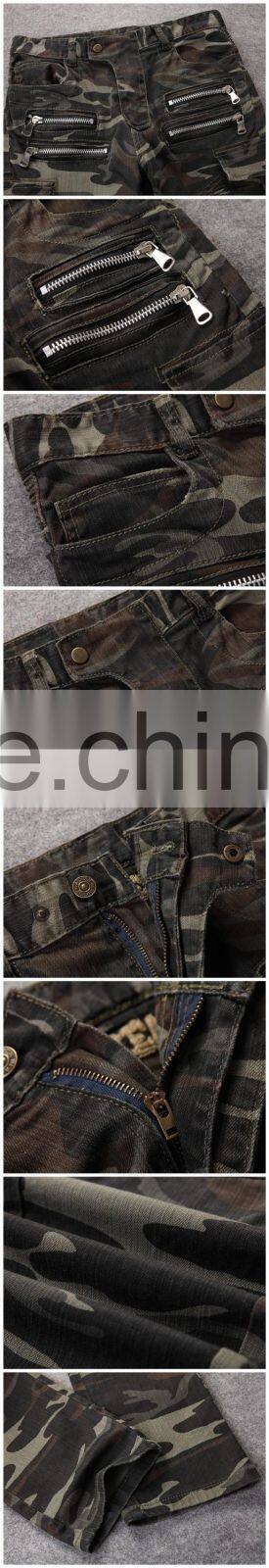 Army Style Casual Pants Plus Size Camouflage Pants Trousers