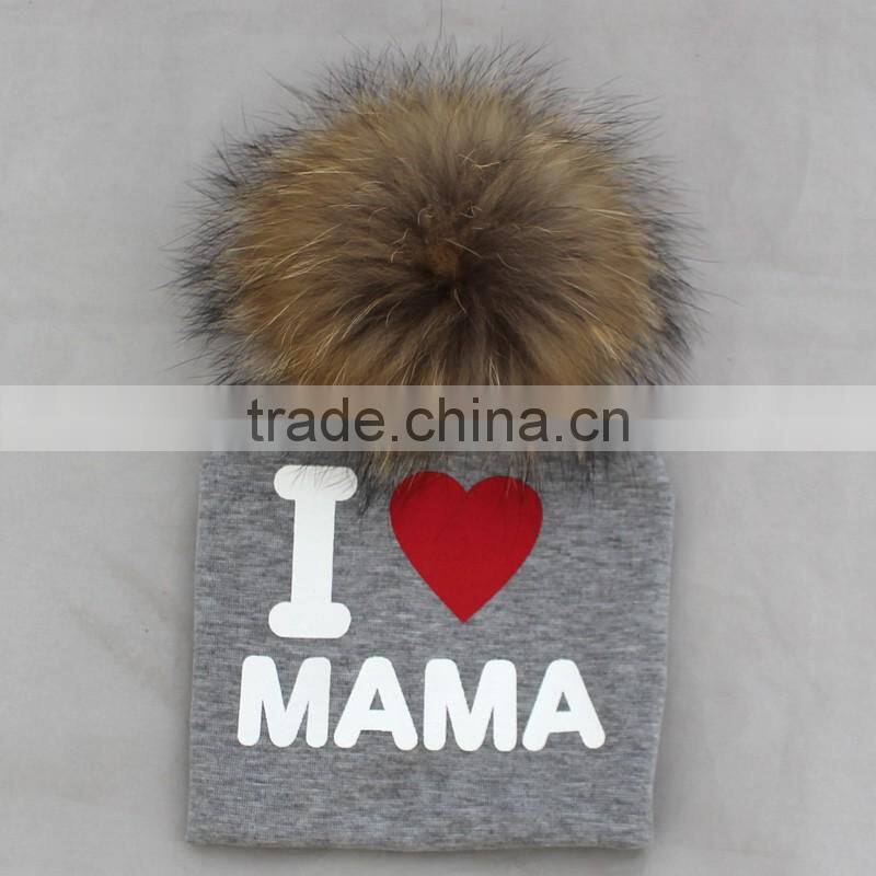 Myfur Best Price Popular 100% Cotton Double Layer Printed Baby Hat with Ear Muff