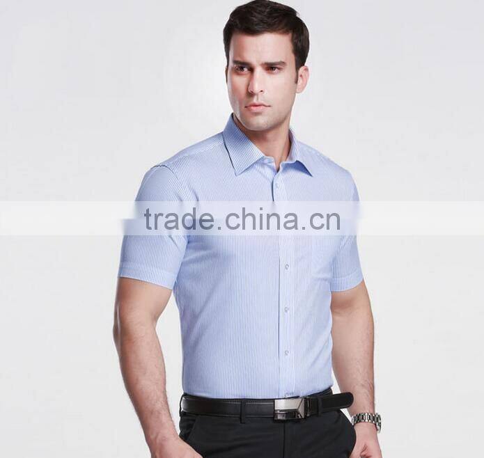 Direct manufacturer mens shirt designs polyester & cotton mix wholesale Latest men's shirt