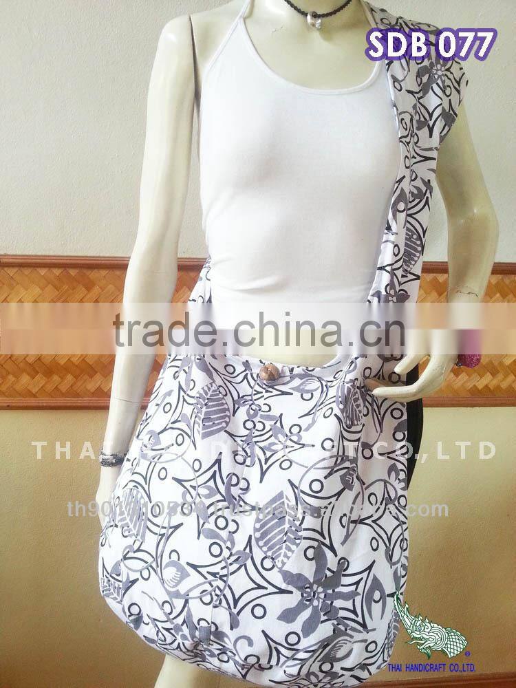 Thai Large Cotton Shoulder Hippie Boho Sling Crossbody Yaam