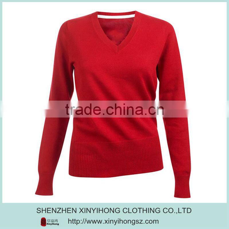 combed cotton elastic comfortable soft womens winter golf Knitwear