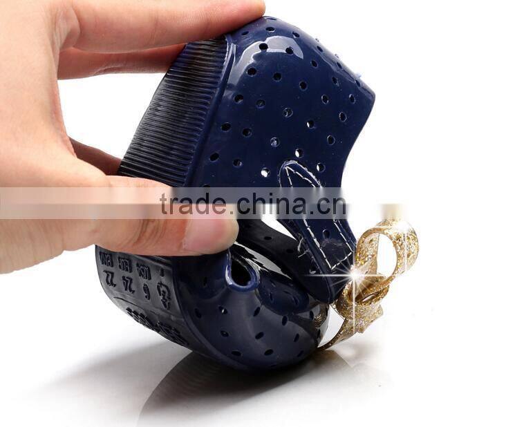 Shining side bow velcro type mini melissa jelly shoes