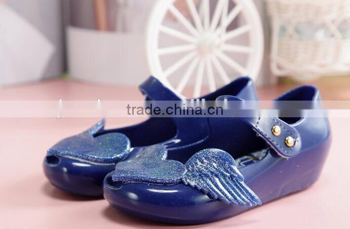 soft melissa shoes for girls, heart design mini melissa shoes