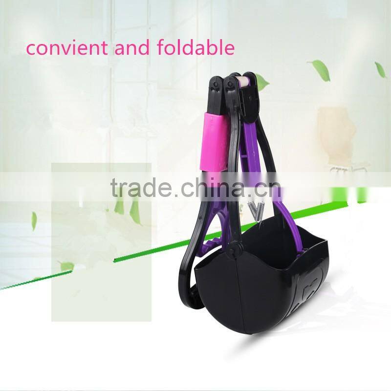 2016 New Design Plastic small size portable pet pooper scooper
