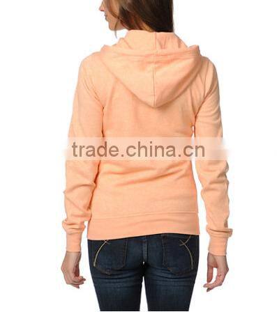 2015 Hot Sale Plain Blank Zipper Hoodie Design