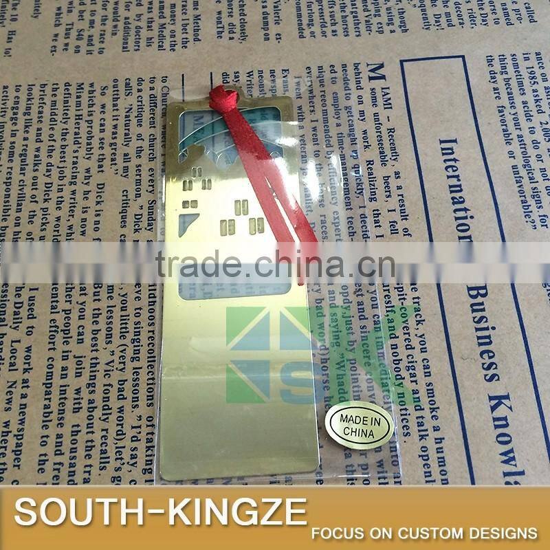 Special Metal Craft Bookmark World Book Reading Bookmark