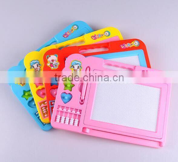 Hot selling Intelligent children magnetic plastic painting board
