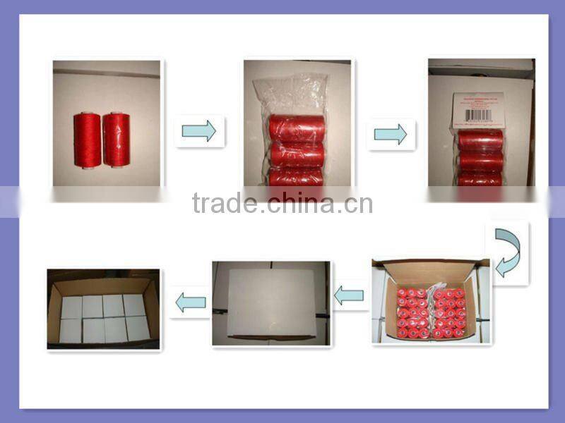 Mercerized crochet cotton prewound bobbin thread