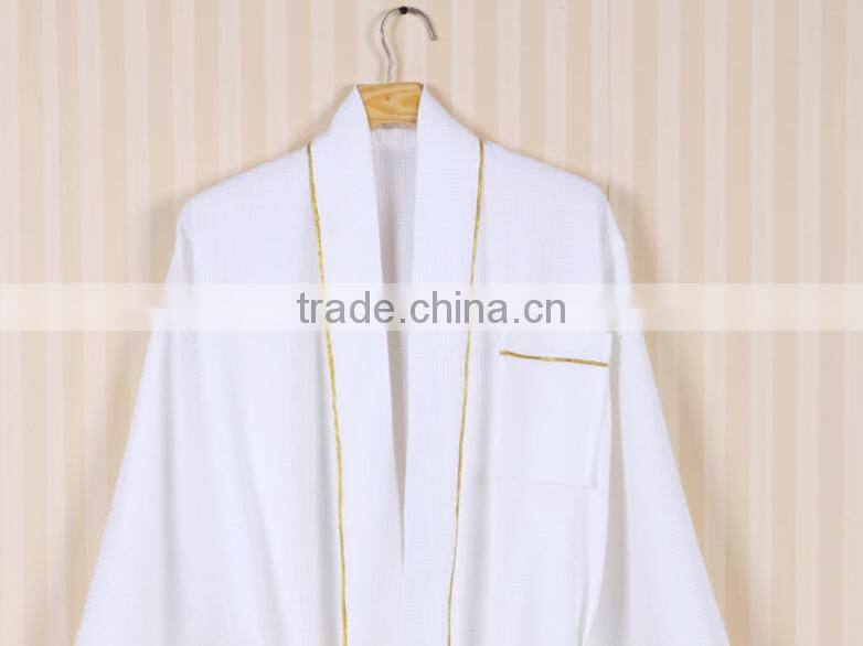 White Waffle Robe Hotel Bathrobes