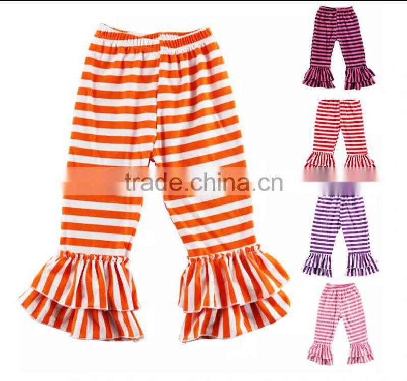 Wholesale baby icing leggings multi-color stiped icing pants leggings toddler