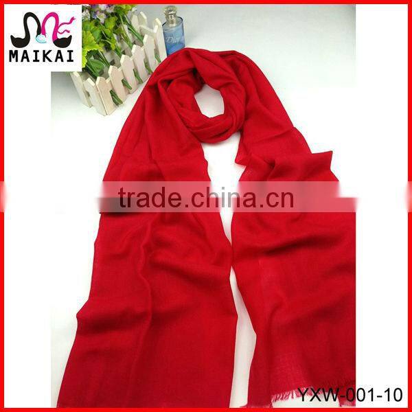 Wholesale 2014 winter hot fashion 100% wool blue scarf