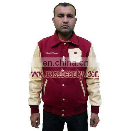 Black & Brown Varsity Jackets, Custom Logo Baseball Jackets, Camel Letterman Jackets, Wool Leather Bomber Jackets