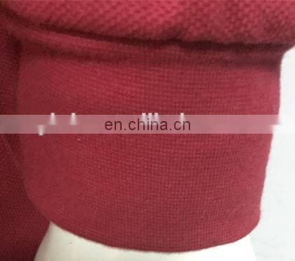 2017 Men's cool red polo tshirt long sleeve tshirt with small embroideried and left pocket