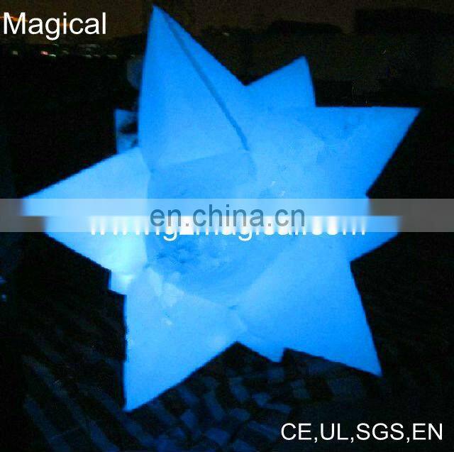 Inflatable flowers party decoration with LED