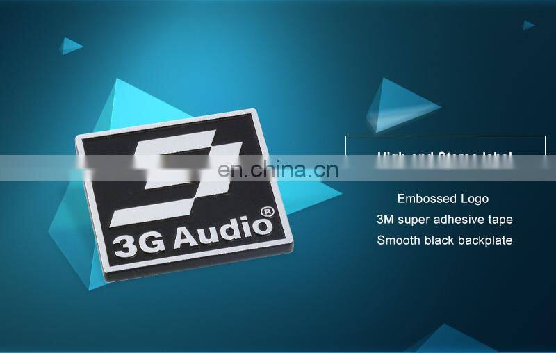 3D brand logo diamond cut metal nameplates,logo embossed aluminum/stainless steel label name plate