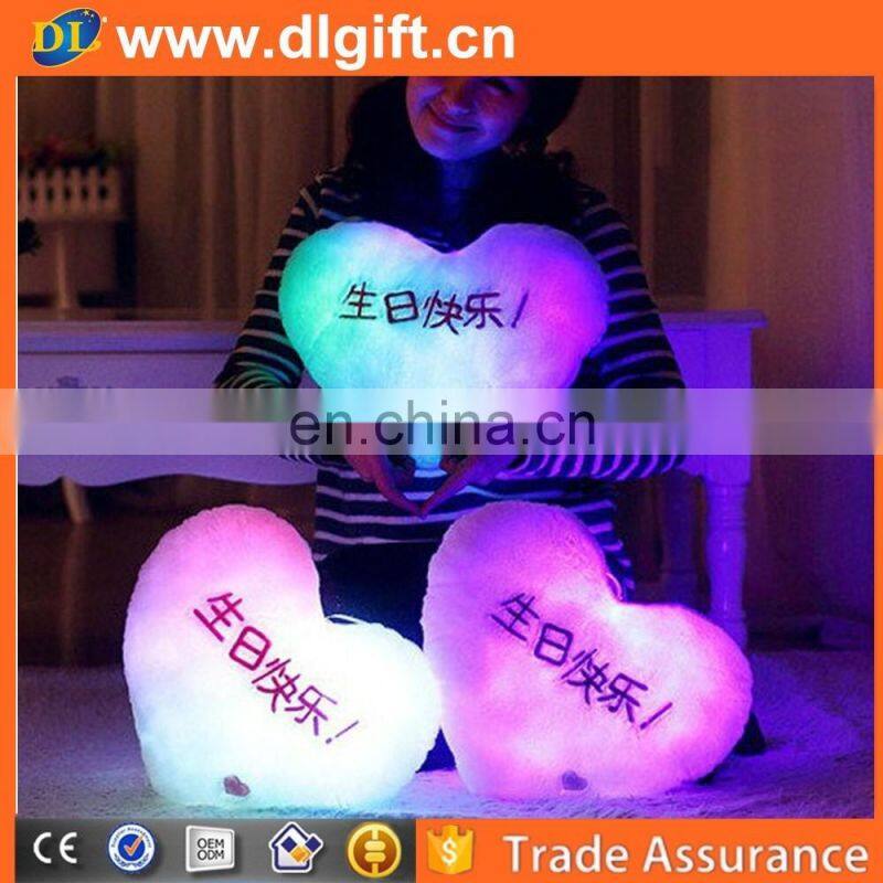 Wholesale custom plush poop LED pillows cushion