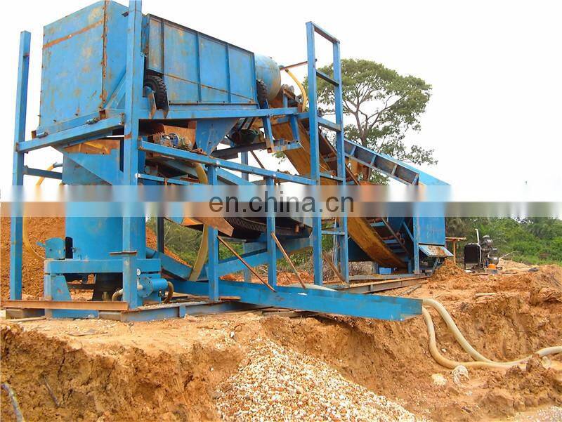 Heavy Duty Gold Mining Plant Equipment with Artificial Grass Carpet