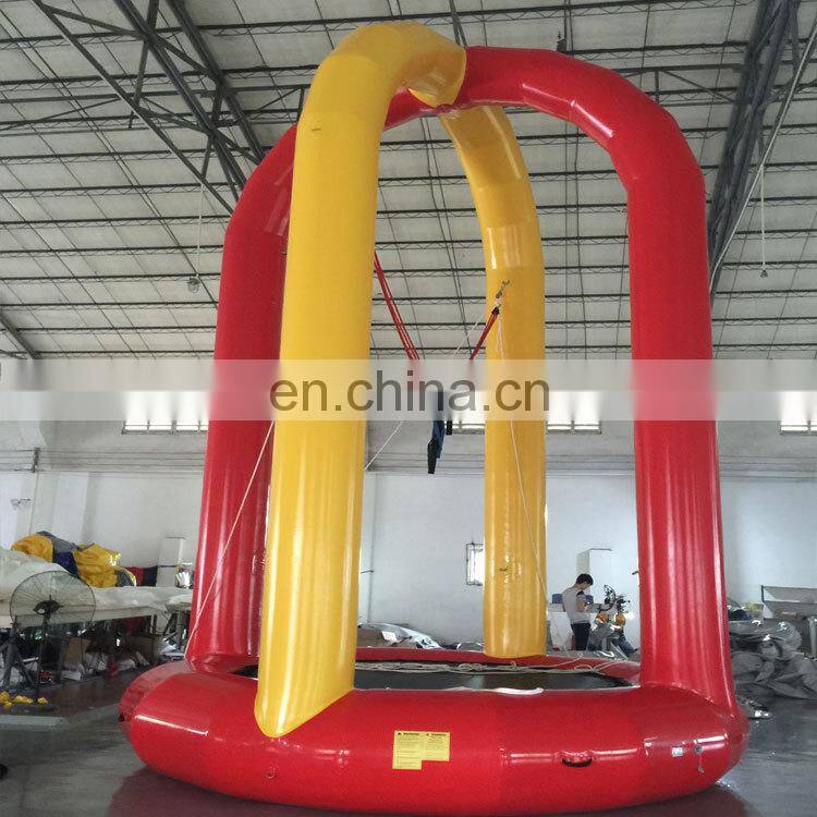 Euro Inflatable Bungee Jump Just Fun Kids Jumping Inflatables Trampoline For Sale