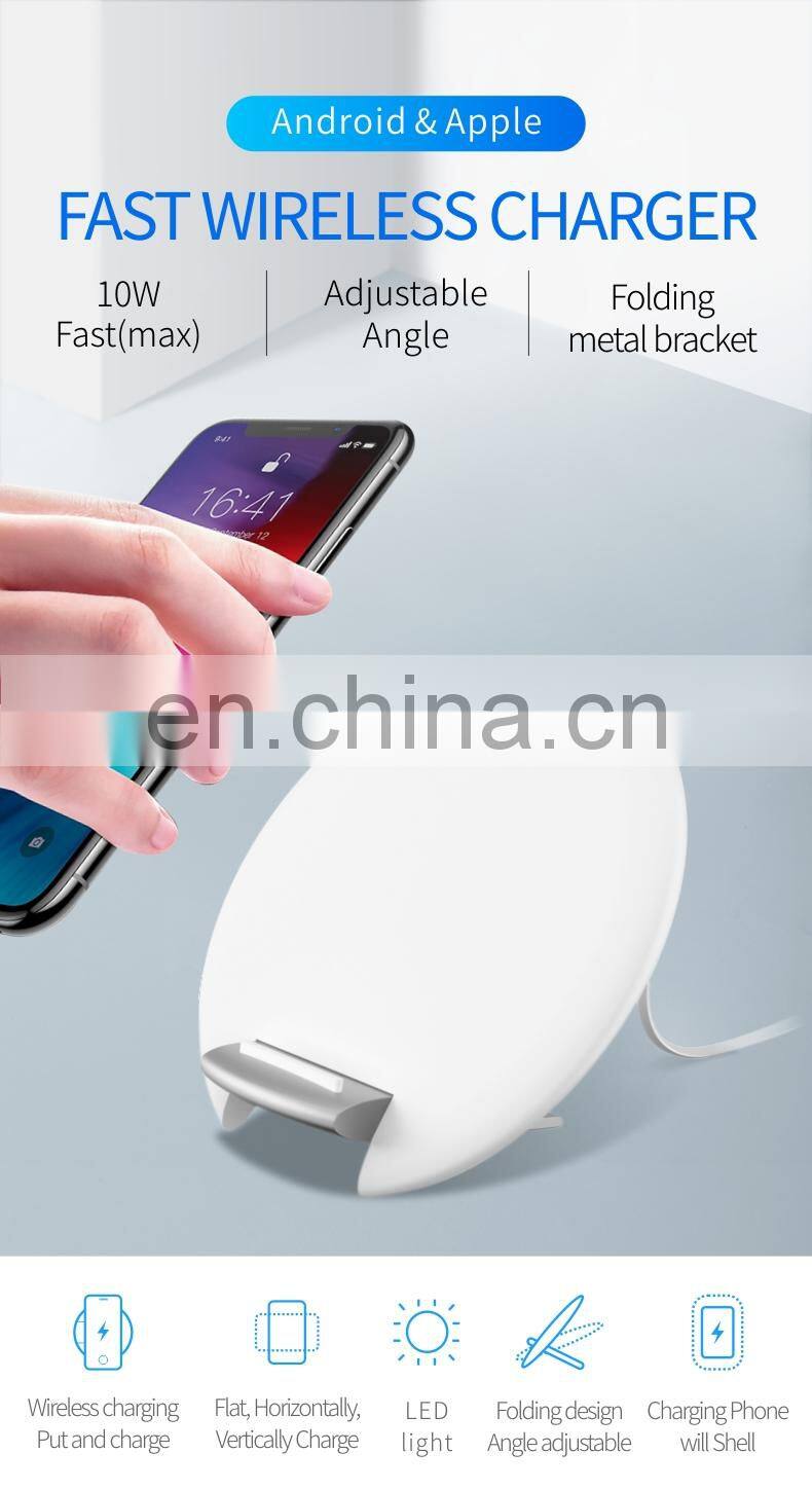 Factory wholesales Super Thin Qi-Standard Fast Charging 15W 10W 7.5W Wireless Charger