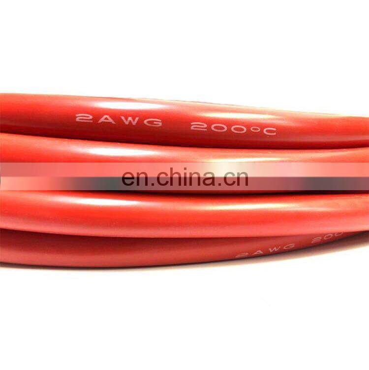 200 Degrees -60 600V Rubber Insulated Wiring Electrical Wire 2.5 10Awg 22 Awg Silicone Cable