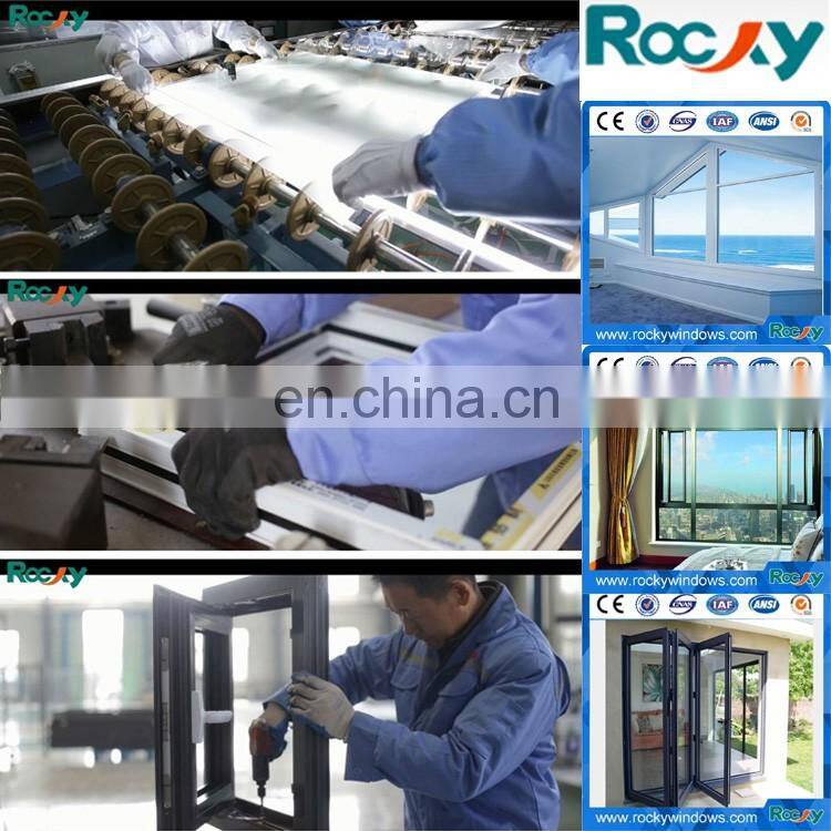 Aluminum frame tempered glass window