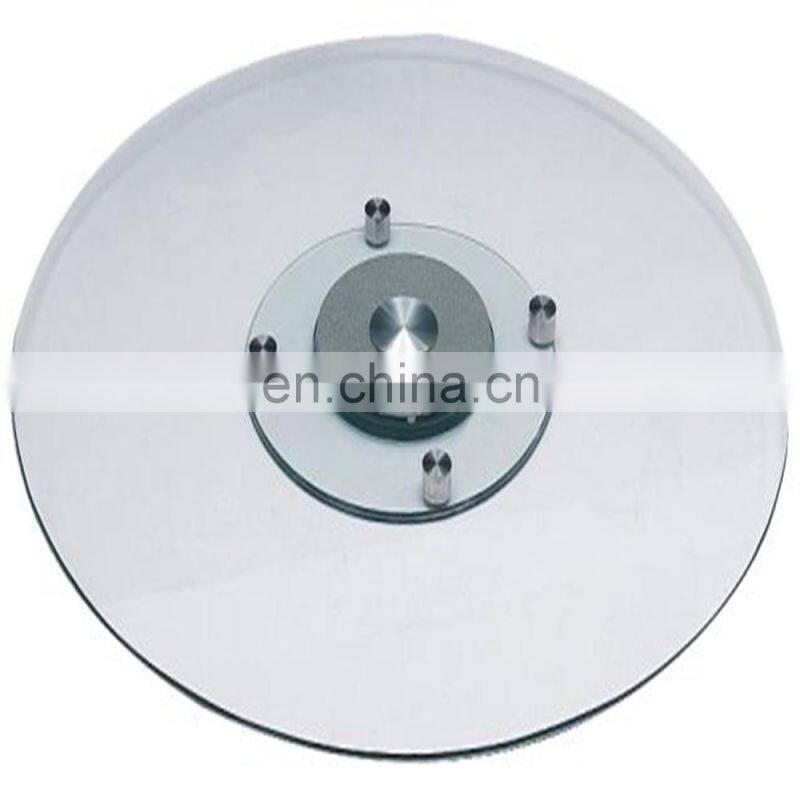round shape tempered table glass