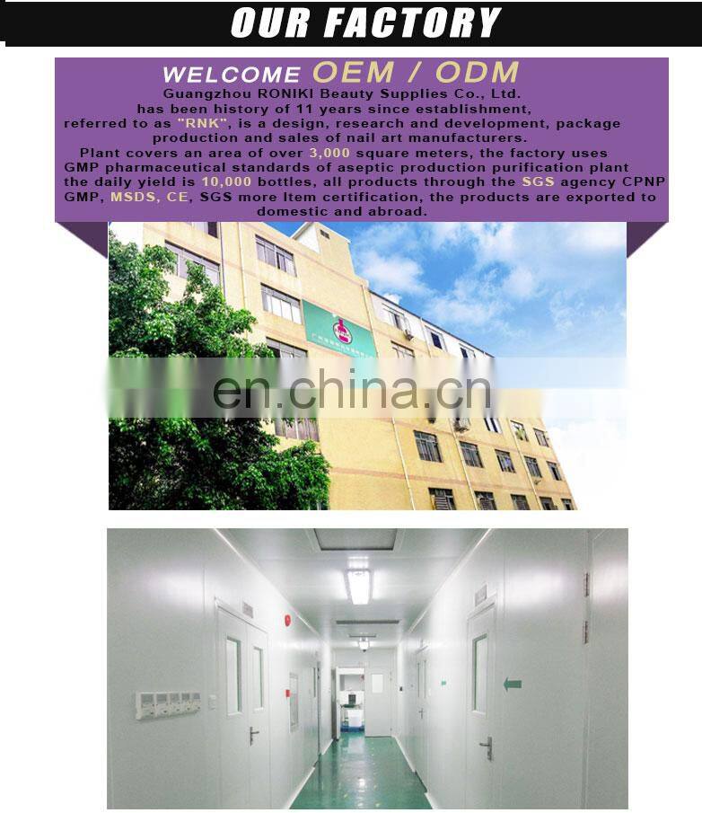 RONIKI 2020 high quality 7.3ml gel nail polish Free Sample Private Label 308 Colors nail polish uv gel