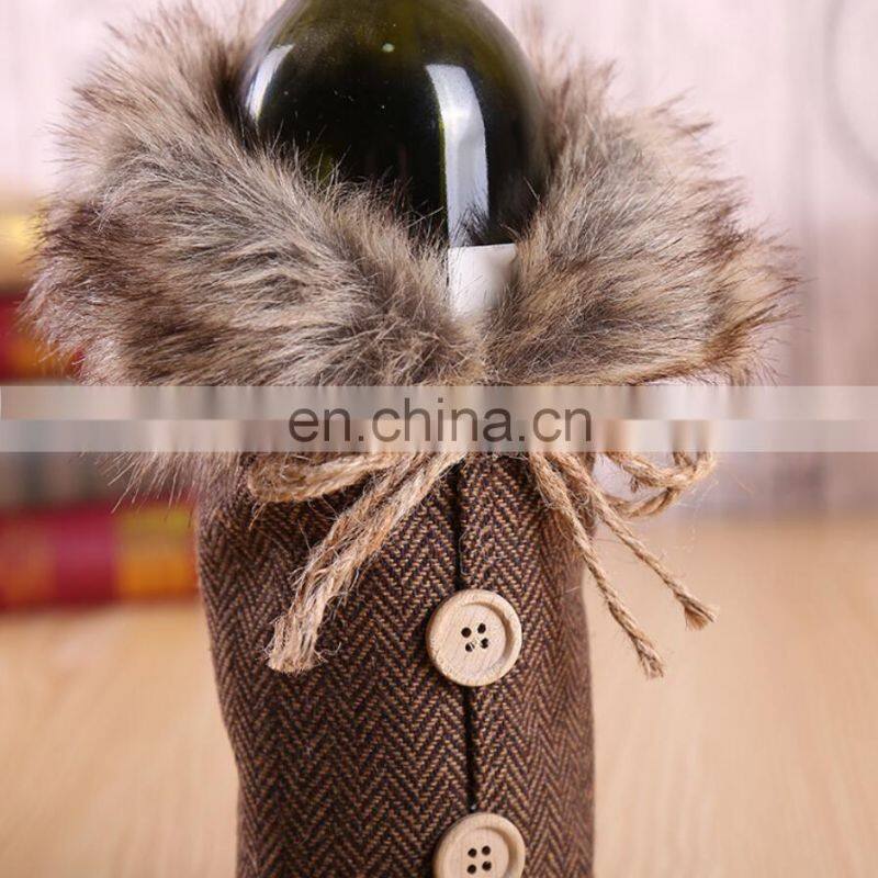Amazon hot sale Christmas Wine Bottle Cover Bags