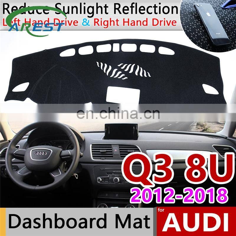 for Audi Q3 8U 2012~2018 Anti-Slip Mat Dashboard Cover Pad Sunshade Dashmat Carpet Car Accessories S-line RS Q3 2013 2015 2016