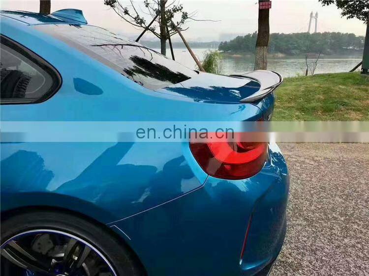 Beautiful carbon fiber body kit for BMW m2 f87 carbon fiber front lip rear lip side skirts and wing spoiler