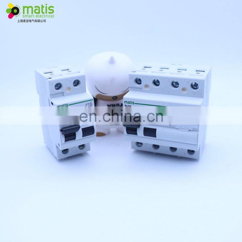 2021 latest technology high quality rccb 2p 40a 30ma type A breaker ML50 circuit breaker
