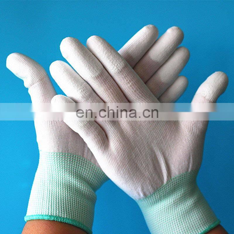 Polyurethane Glove High Visibility PU-Coated Gloves Construction Saftey Gloves