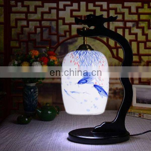 Retail And Wholesale Traditional Thin China Egg Shell Porcelain Table Lamps amp for hotel made in jingdezhen