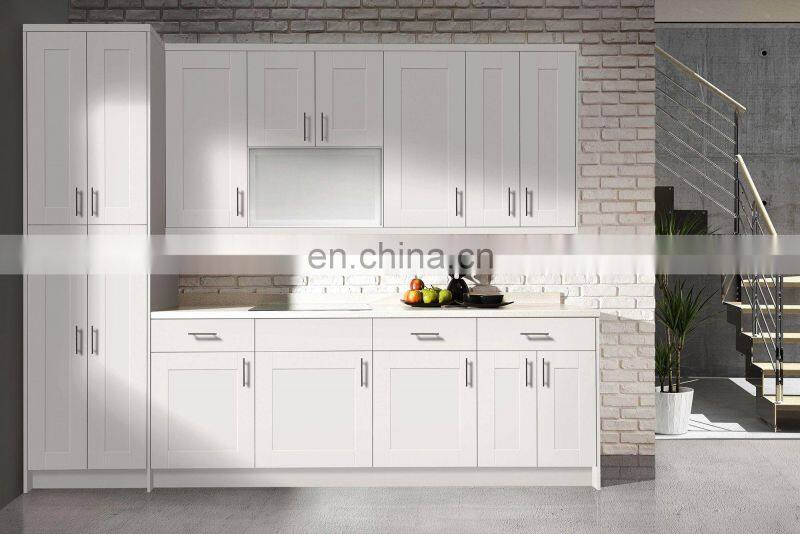 Wholesale shaker style white kitchen cabinet door