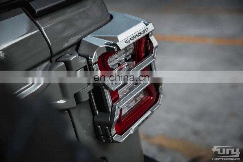 Black 4x4 Taillight Silver Cover for Jeep Wrangler JK 07+ Accessories Rear Lamp Cover from maiker