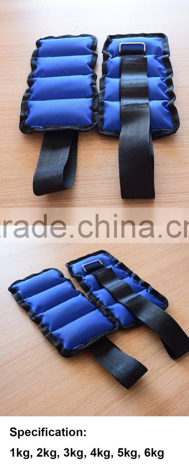 Iron sand leggings strapped wrist ankle weight sandbag
